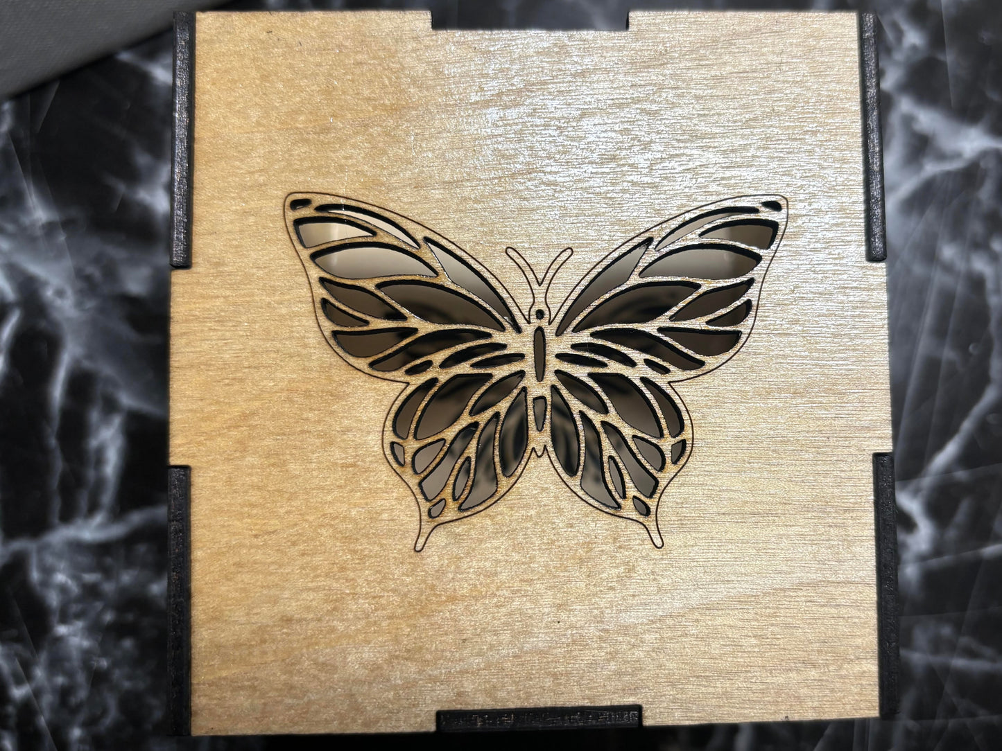 Beautiful Custom Butterfly Box