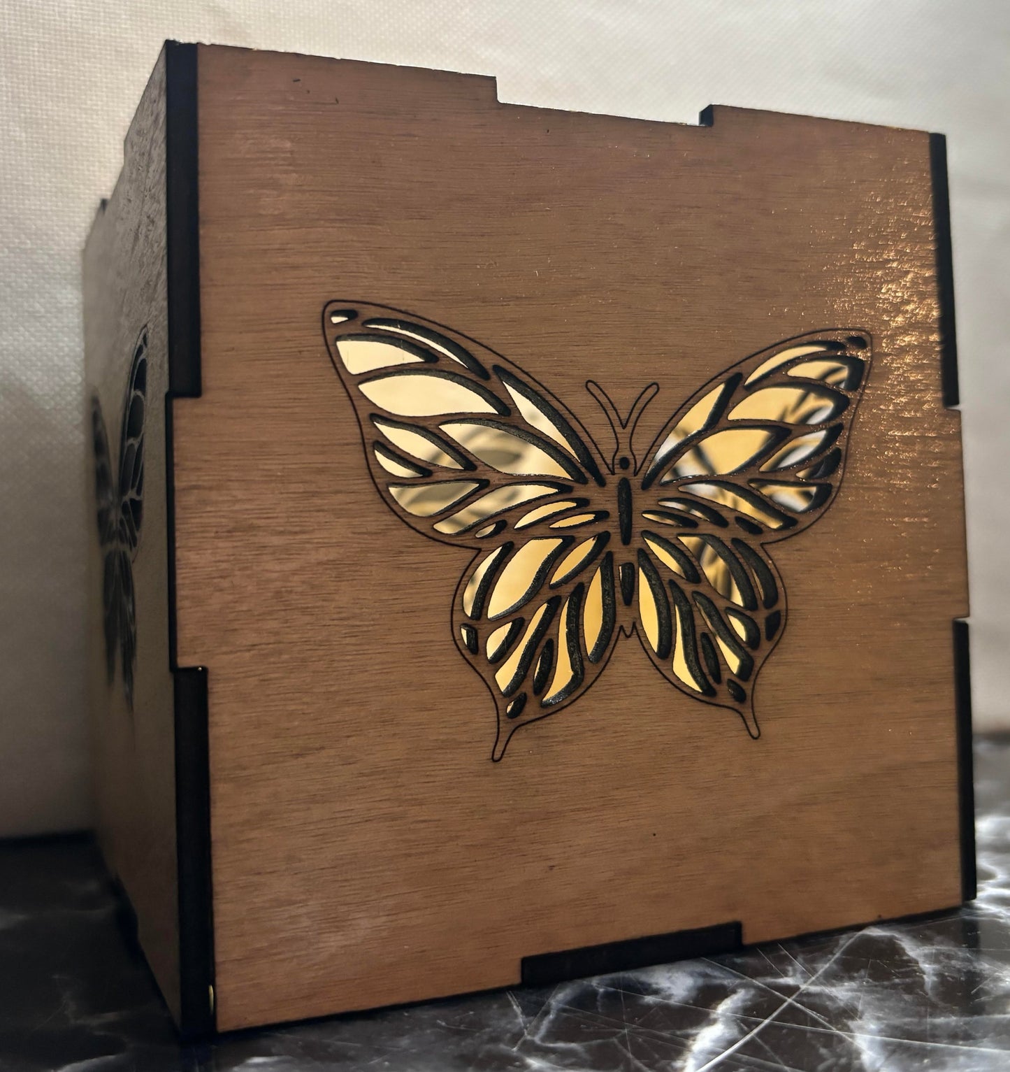 Beautiful Custom Butterfly Box