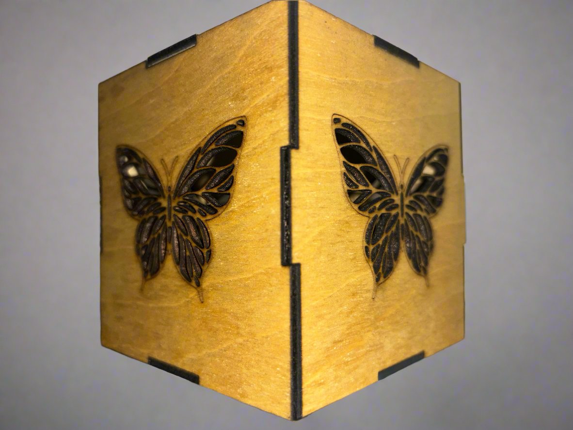 Beautiful Custom Butterfly Box